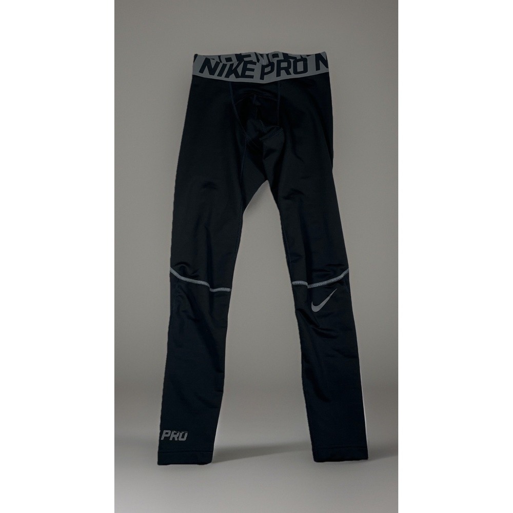 Nike Pro Hyperwarm Compression Pants‎ Men's Size Small Black Tights Training Gym